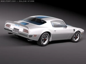 Pontiac Firebird Trans Am 1970-1973 3D Model