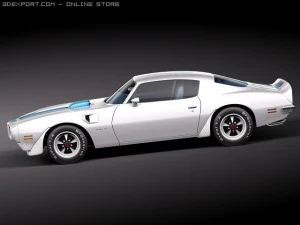 Pontiac Firebird Trans Am 1970-1973 3D Model
