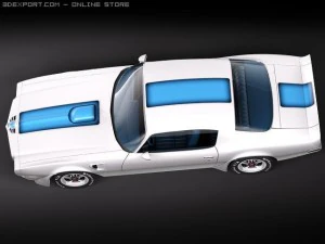 Pontiac Firebird Trans Am 1970-1973 3D Model