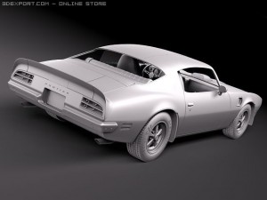 Pontiac Firebird Trans Am 1970-1973 Modelo 3D