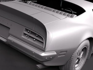 Pontiac Firebird Trans Am 1970-1973 3D Model