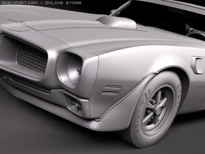 Pontiac Firebird Trans Am 1970-1973 3D Model