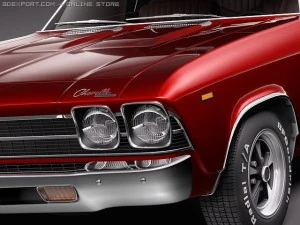 Chevrolet Chevelle SS 1969 3D Model