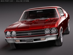 Chevrolet Chevelle SS 1969 3Dモデル