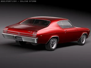 Chevrolet Chevelle SS 1969 3D Model