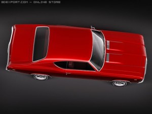 Chevrolet Chevelle SS 1969 3Dモデル