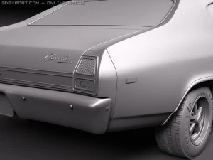 Chevrolet Chevelle SS 1969 3D Model