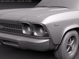 Chevrolet Chevelle SS 1969 3D Model