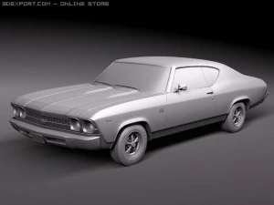 Chevrolet Chevelle SS 1969 3D Model