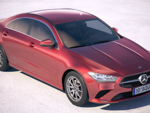 Mercedes-Benz CLA Basic 2020 Modelo 3D
