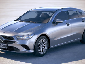 Mercedes-Benz CLA Shooting Brake Basic 2020 3D Model