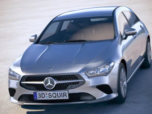 Mercedes-Benz CLA Shooting Brake Basic 2020 3D Model