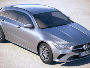 Mercedes-Benz CLA Shooting Brake Basic 2020 3Dモデル