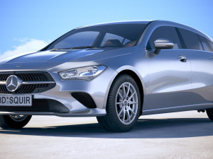 Mercedes-Benz CLA Shooting Brake Basic 2020 3Dモデル