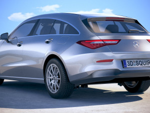 Mercedes-Benz CLA Shooting Brake Basic 2020 3Dモデル
