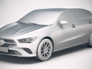 Mercedes-Benz CLA Shooting Brake Basic 2020 3Dモデル