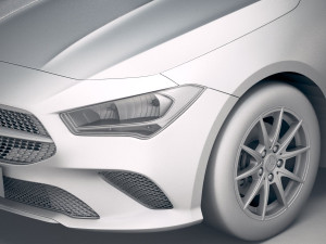 Mercedes-Benz CLA Shooting Brake Basic 2020 3Dモデル