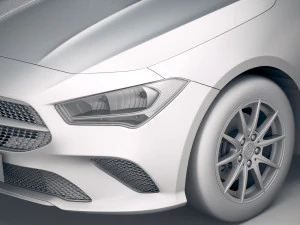 Mercedes-Benz CLA Shooting Brake Basic 2020 3D Model