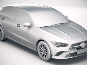 Mercedes-Benz CLA Shooting Brake Basic 2020 3Dモデル