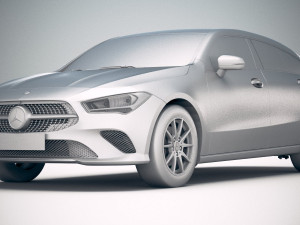 Mercedes-Benz CLA Shooting Brake Basic 2020 3Dモデル