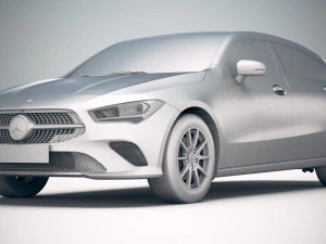 Mercedes-Benz CLA Shooting Brake Basic 2020 3D Model
