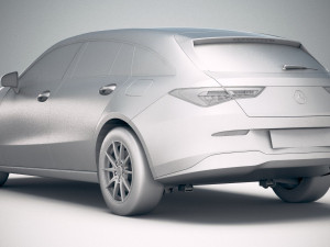 Mercedes-Benz CLA Shooting Brake Basic 2020 3Dモデル