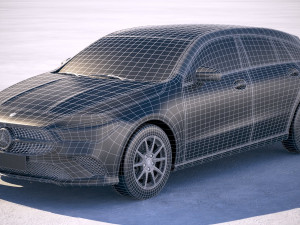 Mercedes-Benz CLA Shooting Brake Basic 2020 3Dモデル