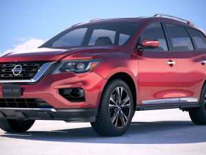 Nissan Pathfinder 2019 Model 3D