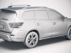 Nissan Pathfinder 2019 Model 3D