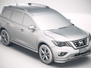 Nissan Pathfinder 2019 Model 3D
