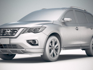 Nissan Pathfinder 2019 Model 3D