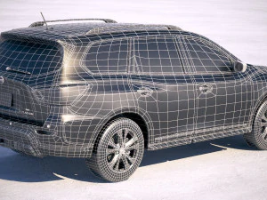 Nissan Pathfinder 2019 3D Model