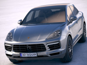 Porsche Cayenne S Coupe 2020 3D 모델