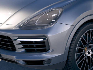 Porsche Cayenne S Coupe 2020 3D Model