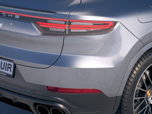 Porsche Cayenne S Coupe 2020 3D 모델