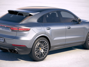 Porsche Cayenne S Coupe 2020 3D 모델