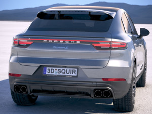 Porsche Cayenne S Coupe 2020 3D 모델