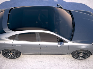 Porsche Cayenne S Coupe 2020 3D 모델