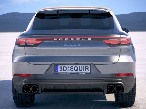 Porsche Cayenne S Coupe 2020 3D 모델