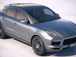 Porsche Cayenne S Coupe 2020 3D 모델
