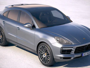 Porsche Cayenne S Coupe 2020 3D Model