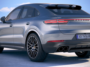 Porsche Cayenne S Coupe 2020 3D 모델