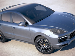 Porsche Cayenne S Coupe 2020 3D 모델