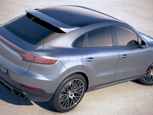 Porsche Cayenne S Coupe 2020 3D 모델