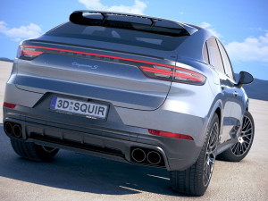 Porsche Cayenne S Coupe 2020 3D 모델