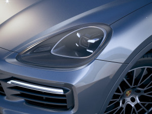 Porsche Cayenne S Coupe 2020 3D 모델