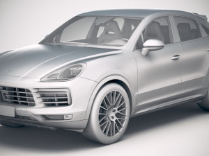 Porsche Cayenne S Coupe 2020 3D 모델