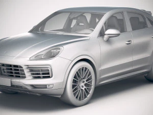Porsche Cayenne S Coupe 2020 3D Model