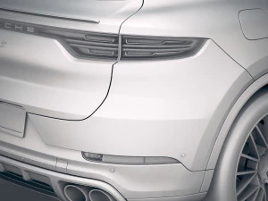 Porsche Cayenne S Coupe 2020 3D Model