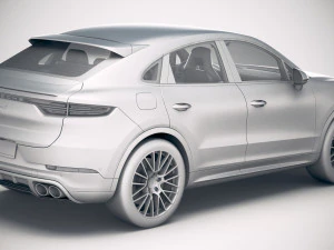 Porsche Cayenne S Coupe 2020 3D Model